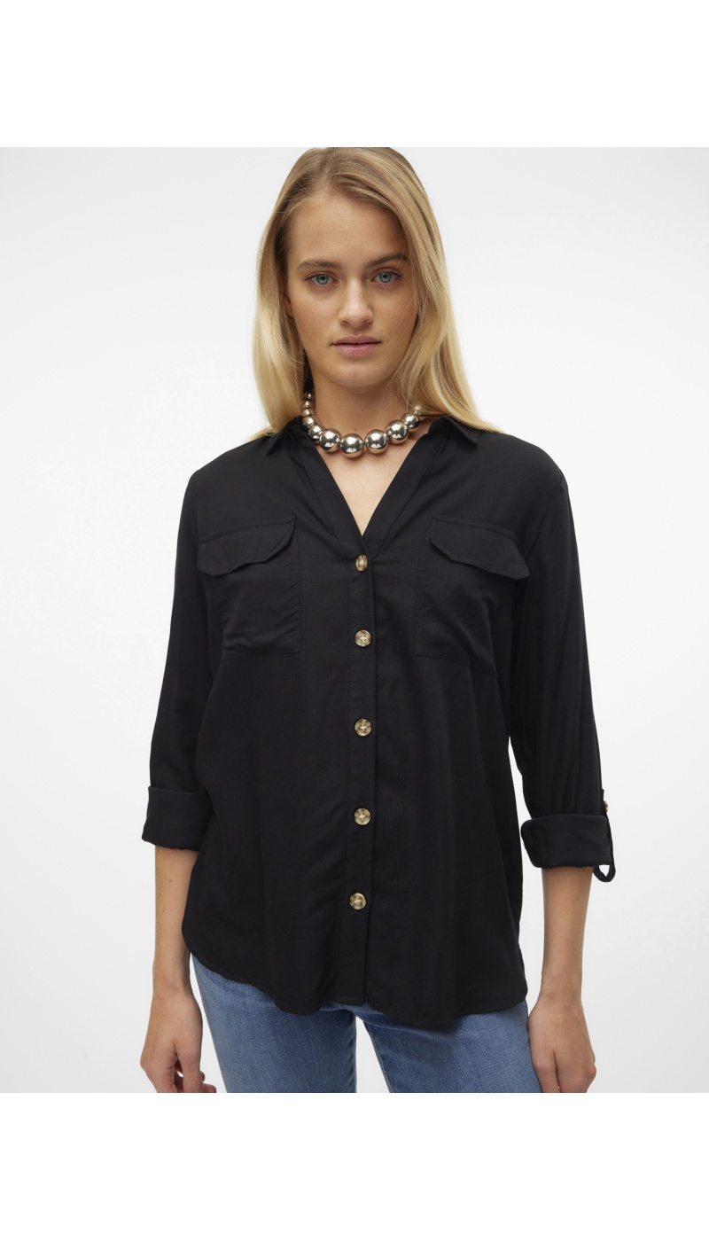 Chemise Black VMBUMPY Vero Moda - 2 | TOPS